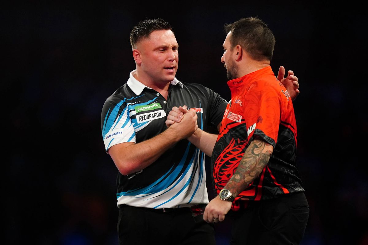 Gerwyn Price Jonny Clayton PDC darts vb Luke Humphries Peter Wright kiesett a világbajnok