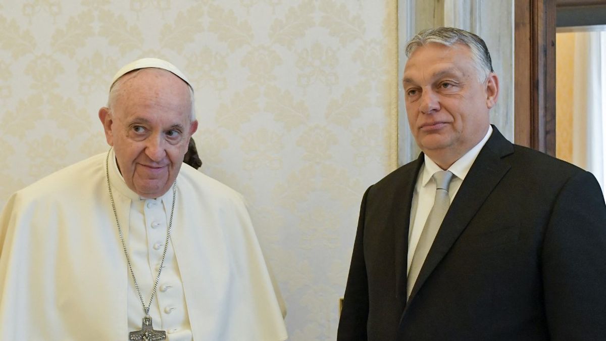Orbán Viktor a békéről egyeztet a pápával + videó