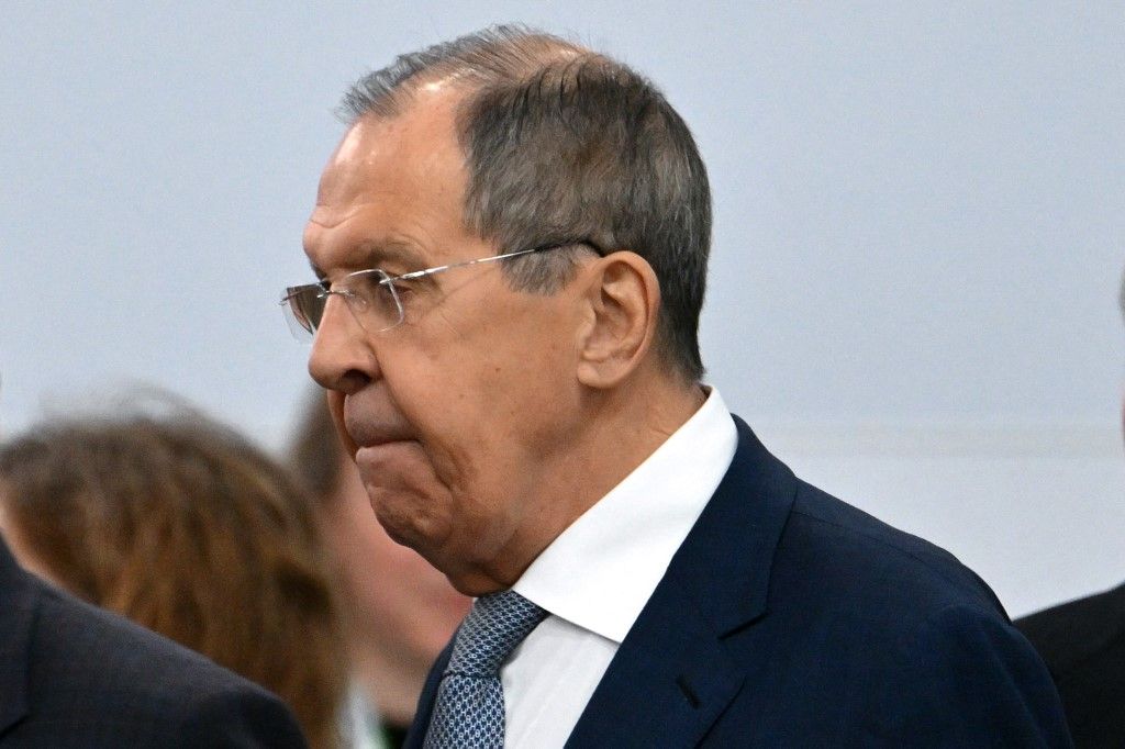 Szergej Lavrov Oroszország külügyminisztere (Fotó: AFP)