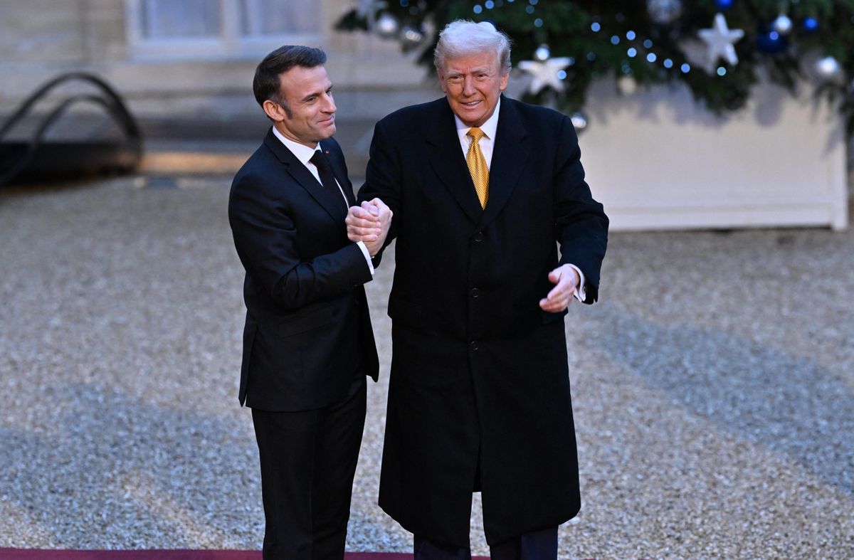 Emmanuel Macron - Donald Trump meeting in French capital