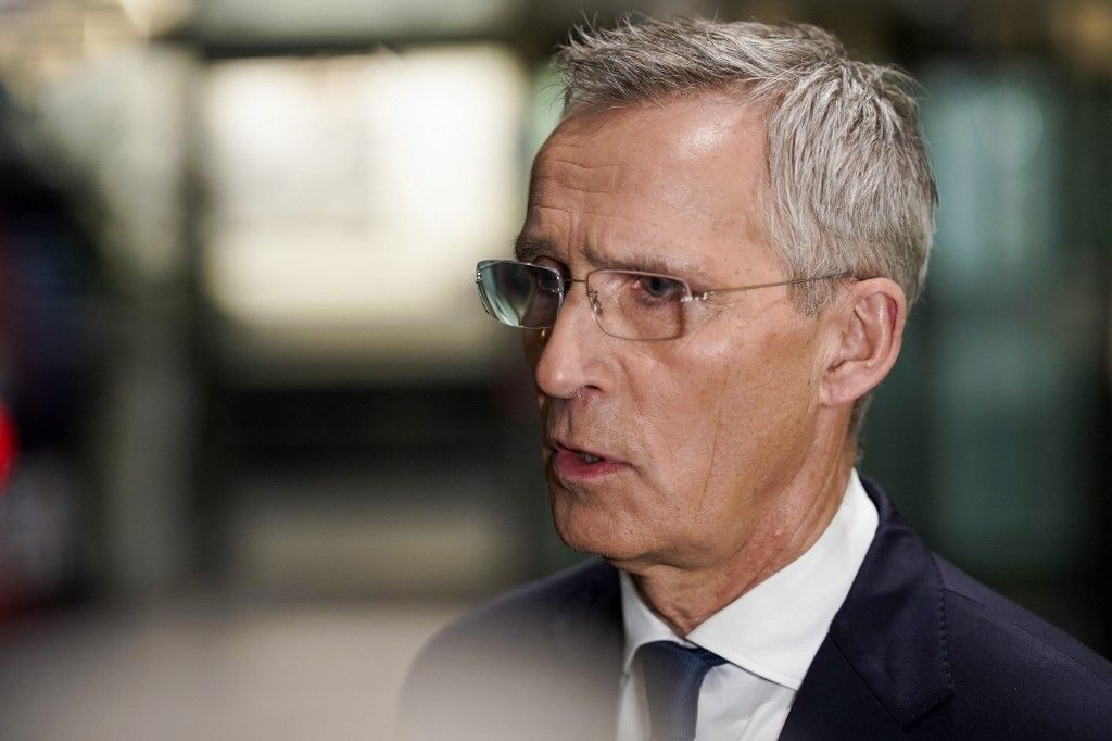 Jens Stoltenberg, a NATO volt főtitkára szerint Zelenszkij elnöknek engedményeket kell tenni (Fotó: AFP)