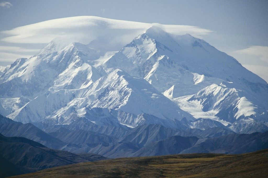 A Mount McKinley Észak-Amerika legmagasabb csúcsa, Denali Nemzeti Park, Alaszka, Amerikai Egyesült Államok (USA), Észak-Amerika