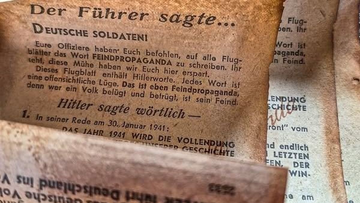 Harcoló német katonáknak küldött üzenet került elő Balkánynál