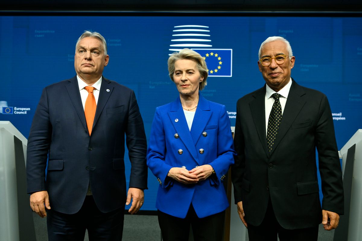 ORBÁN Viktor; VON DER LEYEN, Ursula; COSTA, António