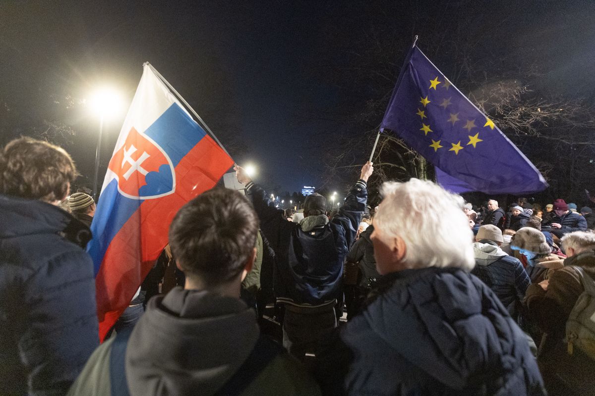 Protests against Robert Fico's government continue across Slovakia Robert Fico