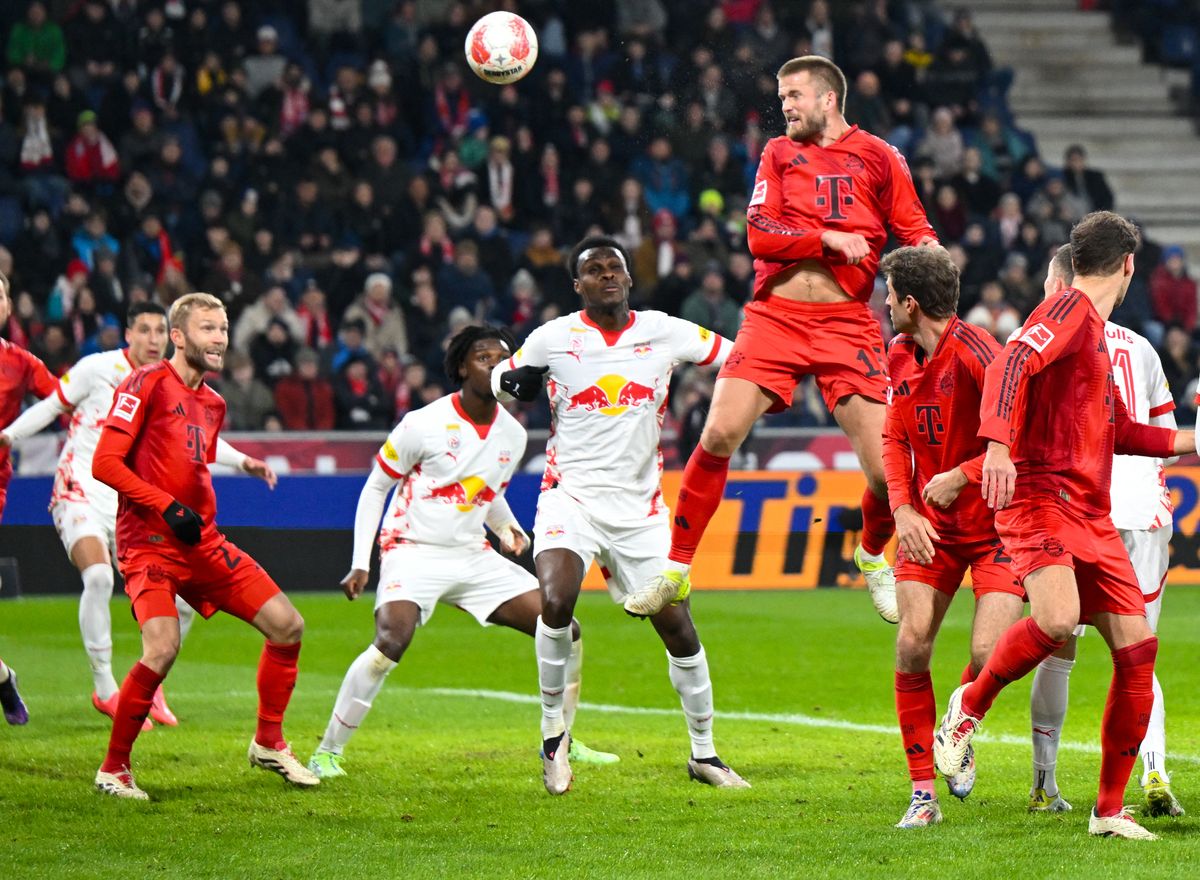 FC Red Bull Salzburg - FC Bayern Munich
dpa Picture-Alliance via AFP/06 January 2025, Austria, Salzburg: Soccer: Test match, FC Red Bull Salzburg - FC Bayern Munich at the Red Bull Arena. Eric Dier from Munich scores to make it 0:1. Photo: Sven Hoppe/dpa - IMPORTANT NOTE: In accordance with the regulations of the DFL German Football League and the DFB German Football Association, it is prohibited to utilize or have utilized photographs taken in the stadium and/or of the match in the form of sequential images and/or video-like photo series. (Photo by SVEN HOPPE / DPA / dpa Picture-Alliance via AFP)