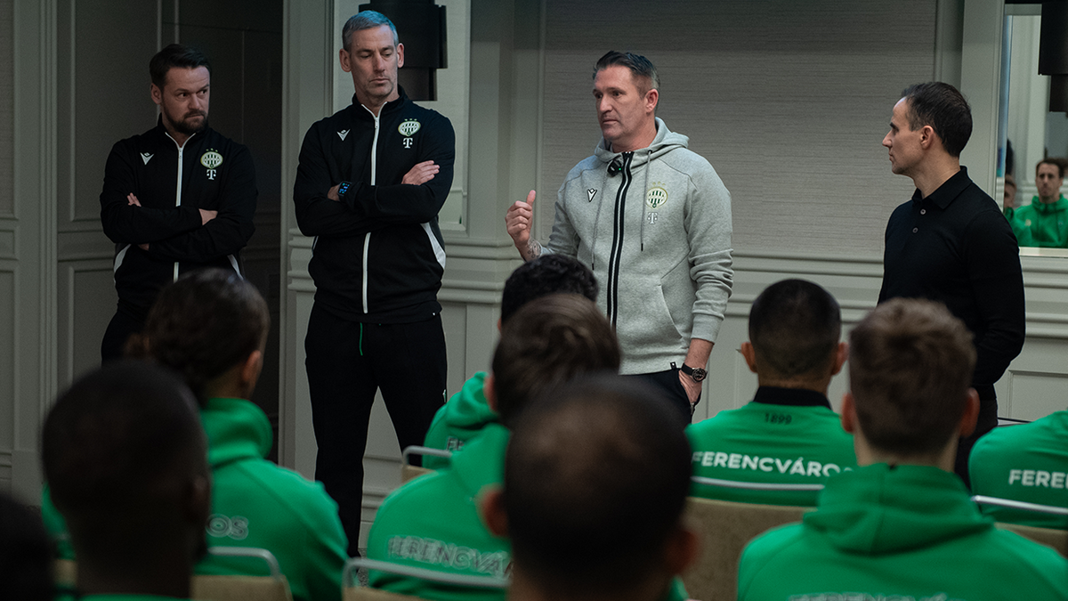 Robbie Keane találkozott a Ferencváros játékosaival