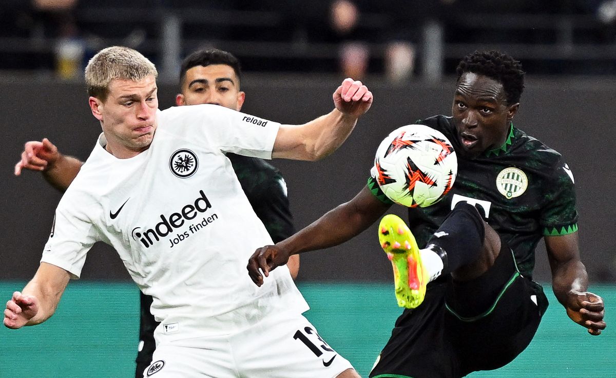 Eintracht Frankfurt - Ferencváros Budapest Európa-liga alapszakasz Abu Fani Traoré