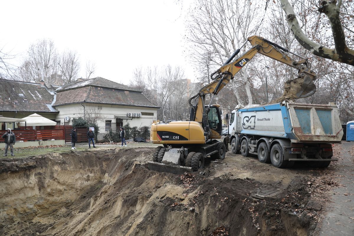 Elkezdődött a kispesti társasház építése