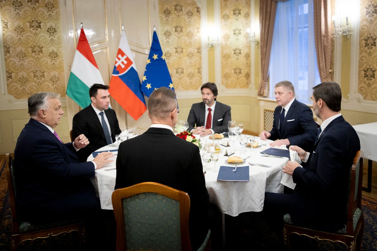 Orbán Viktor és a magyar delegáció Pozsonyban tárgyalt