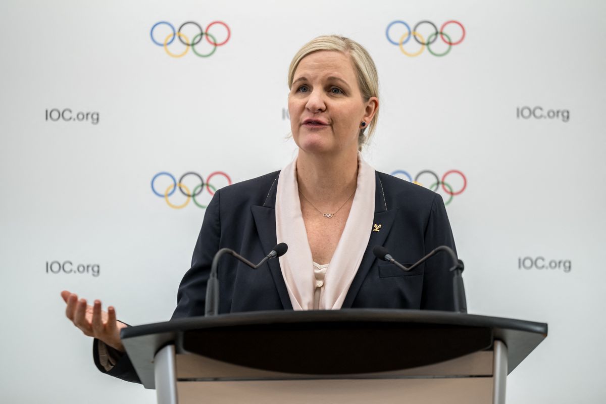 Kirsty Coventry NOB elnökjelöltek Lausanne programismertetés küldöttgyűlés