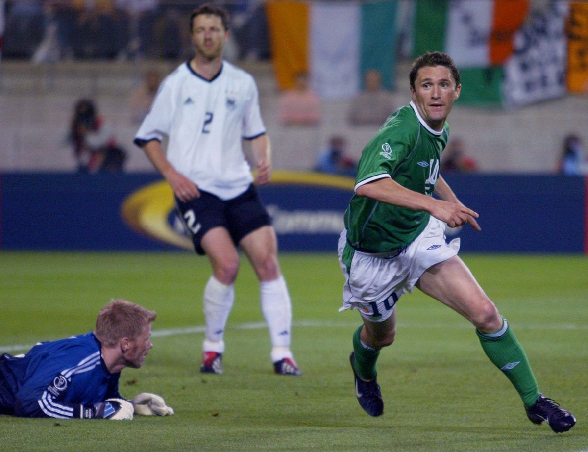 Robbie Keane gól Írország Oliver Kahn foci vb 2002 Ronaldo