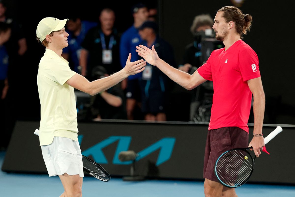 Australian Open férfi egyes döntő Jannik Sinner Alexander Zverev