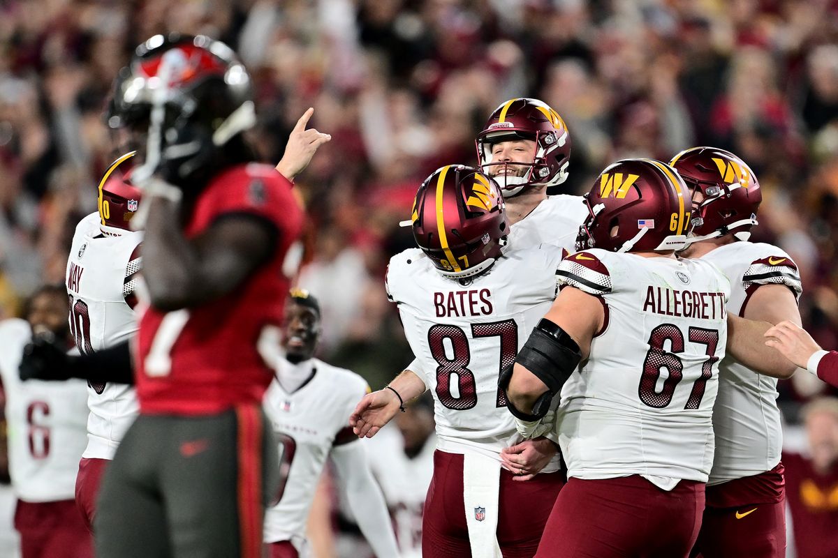 NFC Wild Card Playoff: Washington Commanders v Tampa Bay Buccaneers kapufa mezőnygól Redskins rájátszás