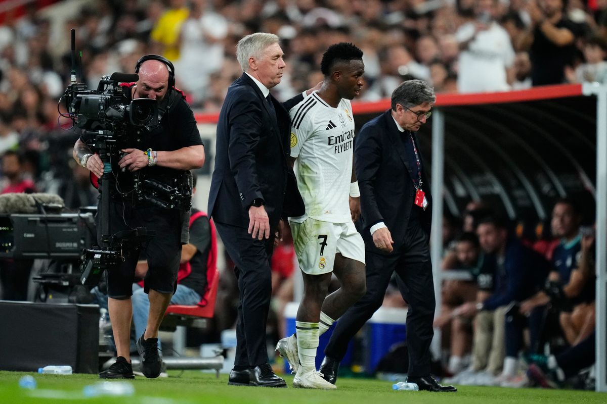 Carlo Ancelotti a 88. percben lecserélte Vinícius Júniort