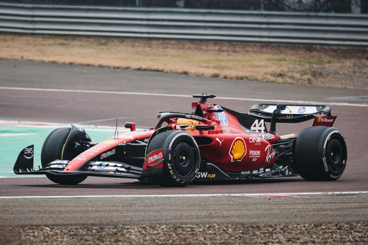 Lewis Hamilton's Ferrari Test