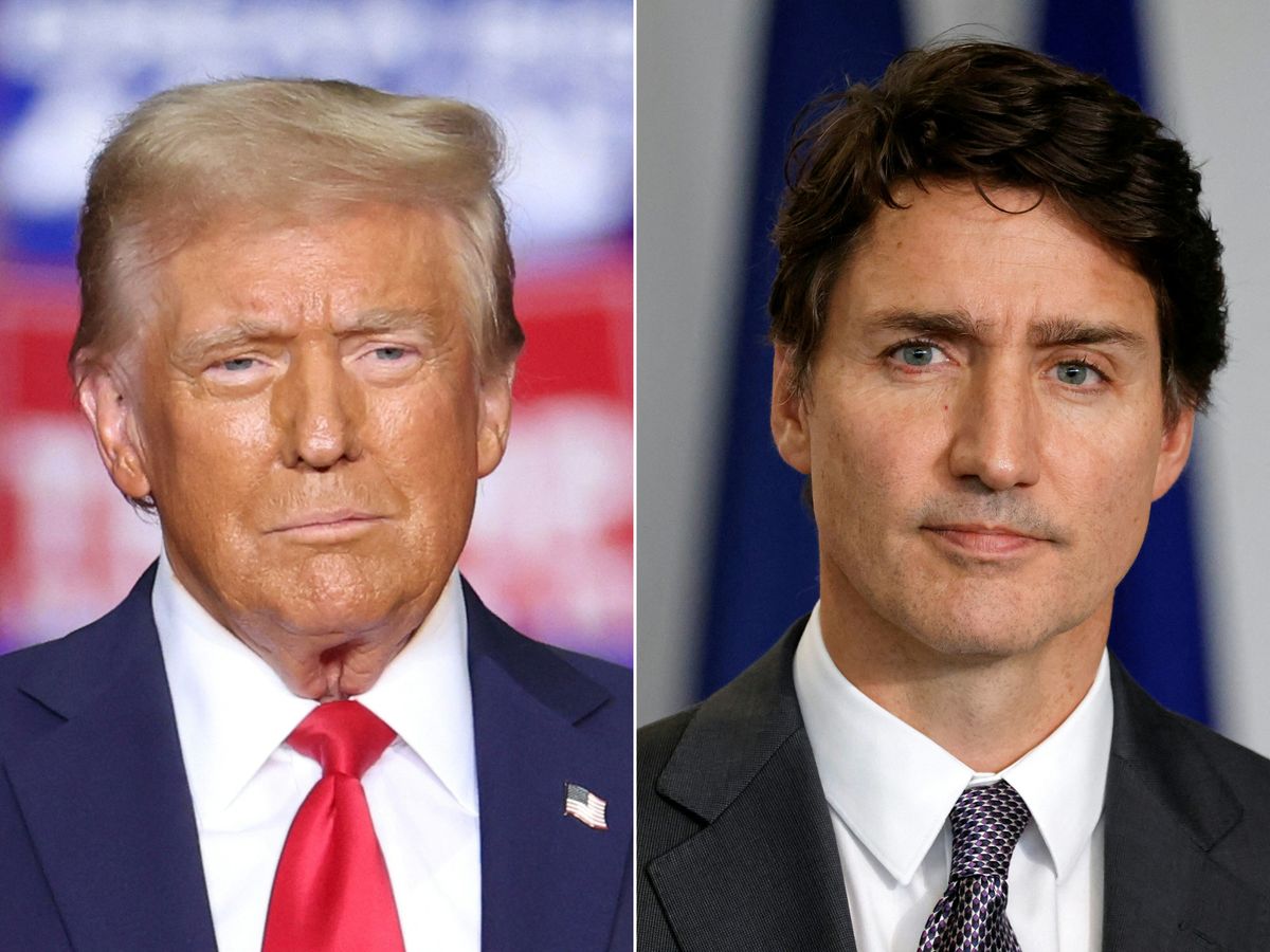 Justin Trudeau lemondott kanadai miniszterelnök és Donald Trump megválasztott amerikai elnök