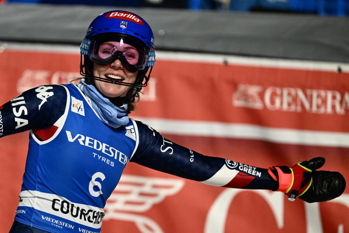 Mikaela Shiffrin alpesi sí világbajnokság Saalbach 2025 Courchevel Lindsey Vonn csapatkombináció amerikai sztárok