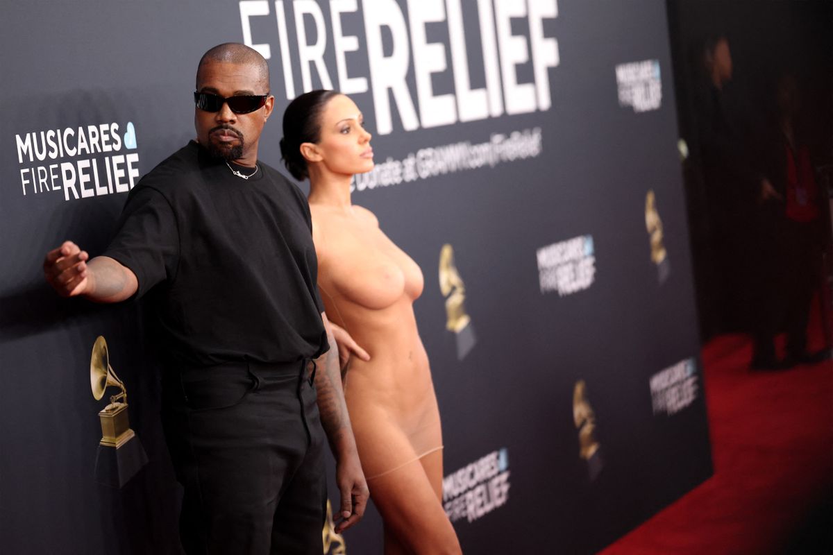 Bianca Censori és Kanye West