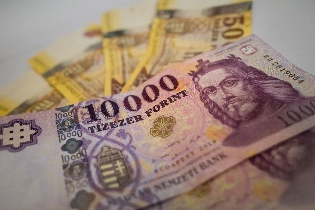 Hungarian Forint Banknotes minimálbér bér