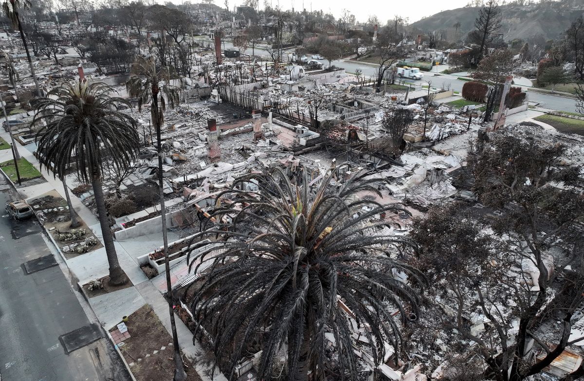 A Los Angeles-i tűzvész hatalmas pusztítást végzett