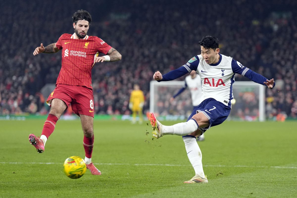 Liverpool v Tottenham Hotspur - Carabao Cup Semi-Final - Second Leg - Anfield