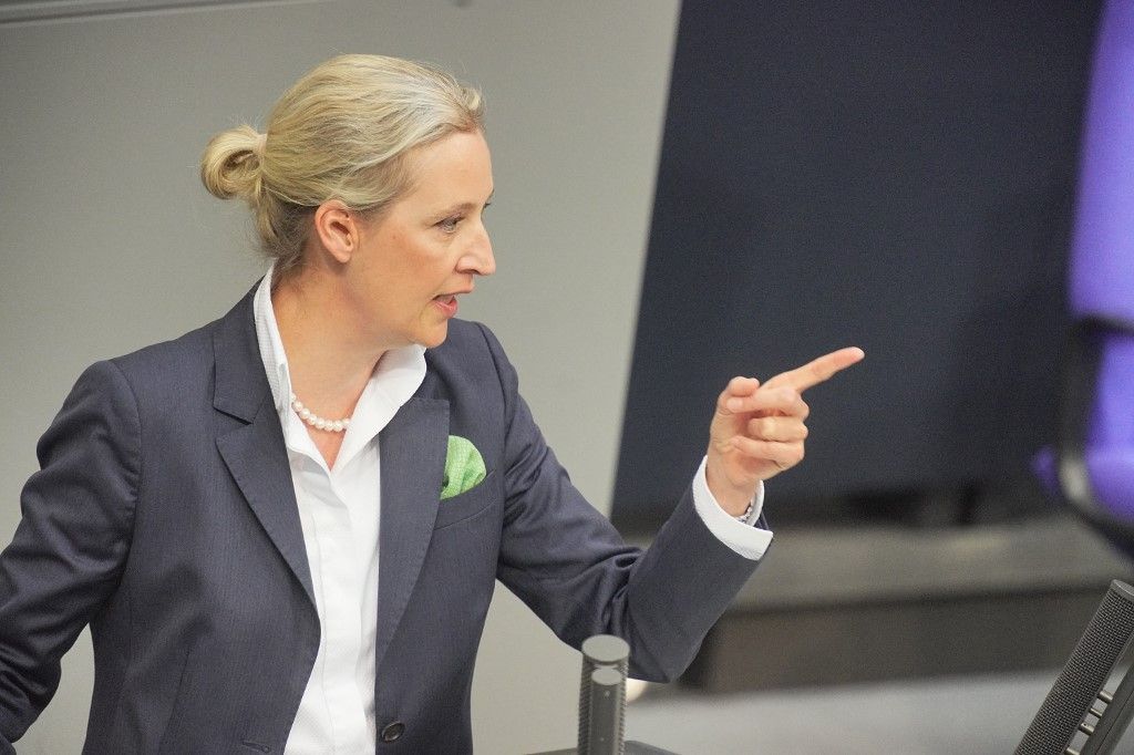 Alice Weidel, az AfD kancellárjelöltje