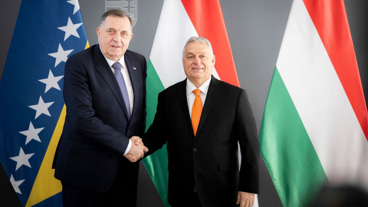 Orbán Viktor fogadta Milorad Dodikot, a Bosznia-hercegovinai Szerb Köztársaság elnökét