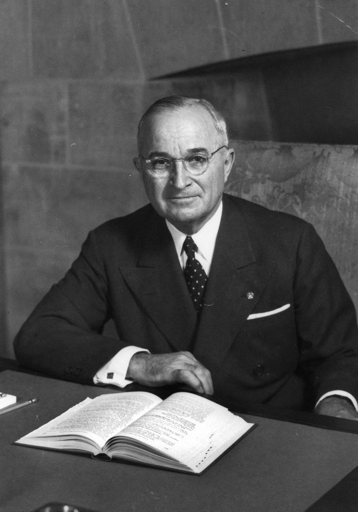 Harry S. Truman (1884-1972) 1945 és 1953 között az Egyesült Államok elnöke