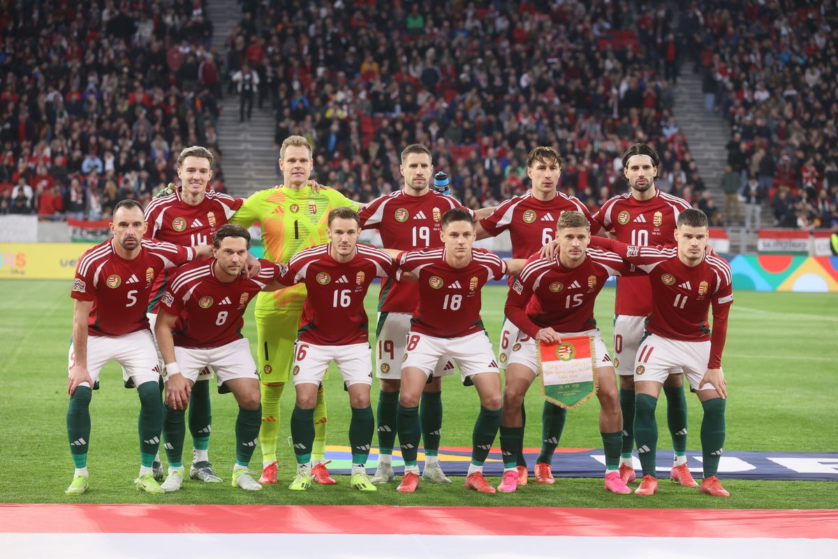 Legutóbb, márciusban, a törökök ellen így állt fel a magyar válogatott