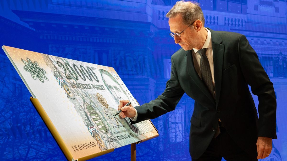 Forint: itt az első Varga Mihály-bankó!