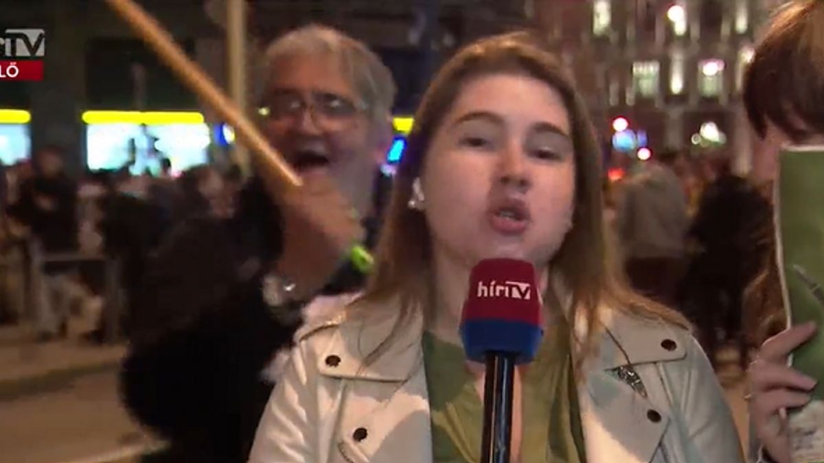 Durván inzultálták a Hír TV riporterét a pride-párti tüntetésen + videó