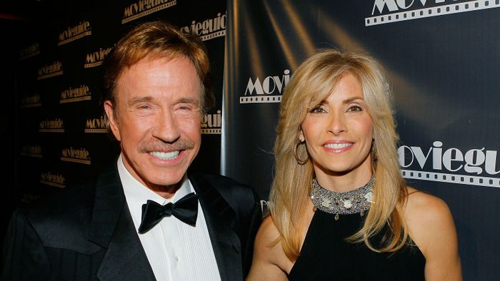 BEVERLY HILLS, CA - FEBRUARY 11:  Actor Chuck Norris and wife Gena O'Kelley attend the 17th Annual Movieguide Faith and Values Awards at the Beverly Hilton Hotel on February 11, 2009 in Beverly Hills, California.  (Photo by Vince Bucci/WireImage)