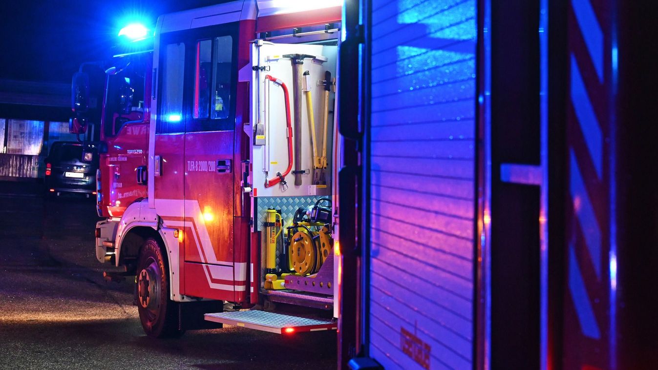 Deployment of a fire department in the Salzkammergut during a traffic accident in the Salzkammergut