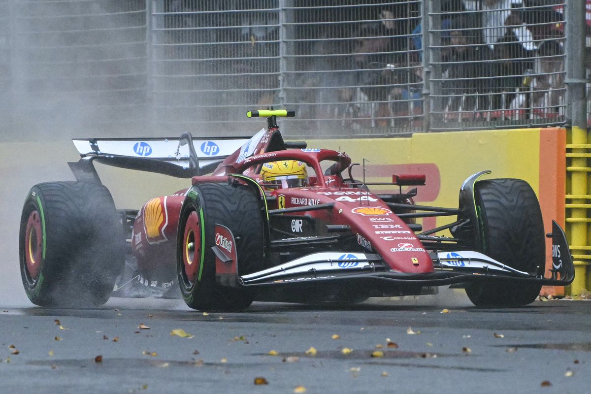 Hamilton nem érezte jól magát a Ferrariban a vizes pályán