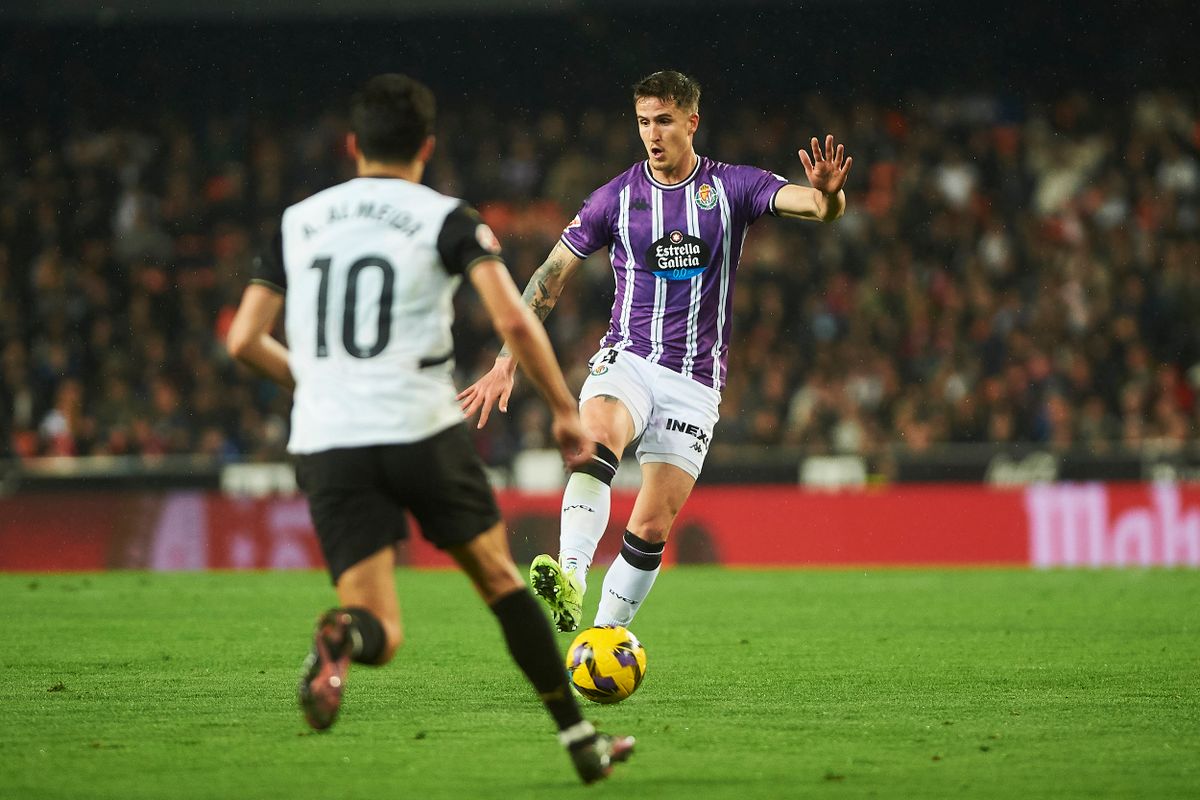 March 8, 2025, Valencia, Spain: Tamas Nikitscher (Real Valladolid) during the LaLiga match between Valencia CF and Real Valladolid at Mestalla on March 8, 2025 in Valencia, Spain. (Credit Image: © Maria Jose Segovia/DeFodi via ZUMA Press)