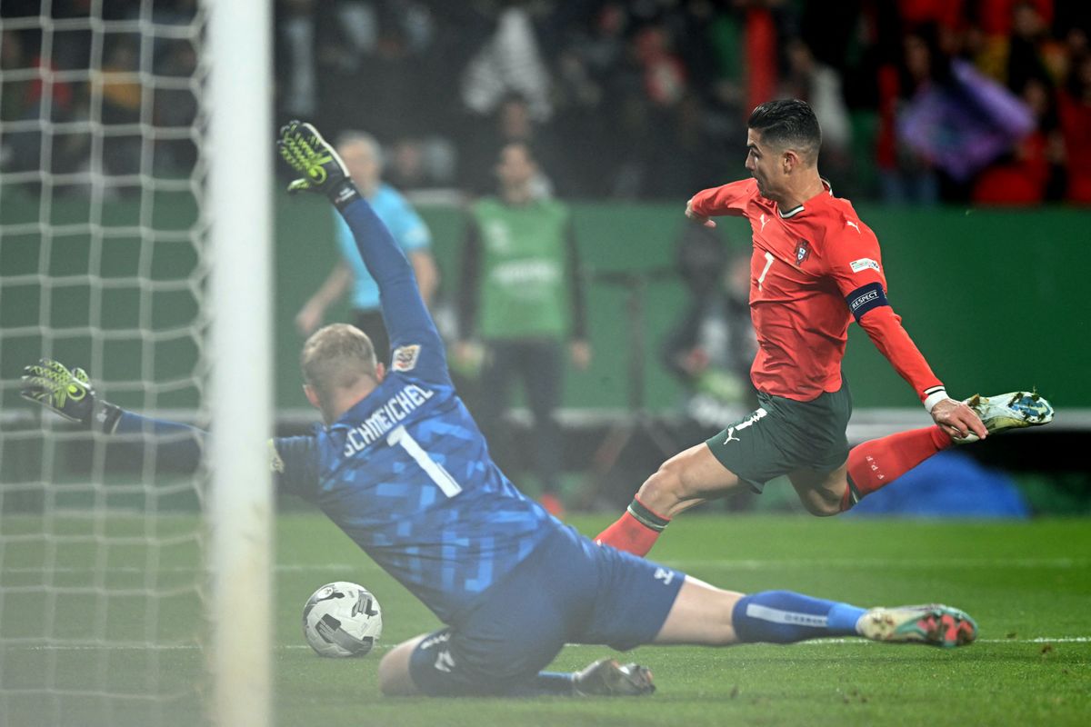 Cristiano Ronaldo okos gólt lőtt a dánok ellen