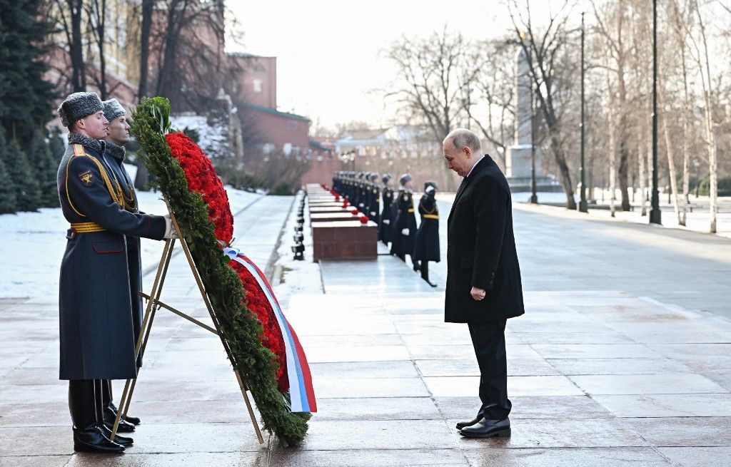 Vlagyimir Putyin orosz elnök és Moszkva válaszát várja a világ (Fotó: AFP)