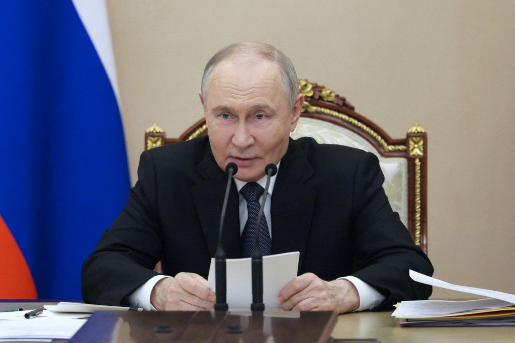 Vlagyimir Putyin orosz elnök (Fotó: AFP)