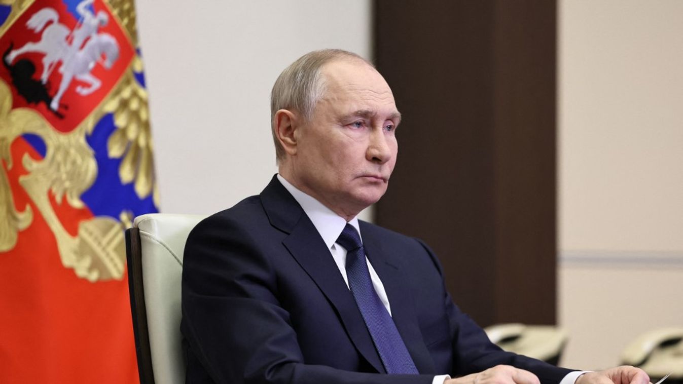 Vlagyimir Putyin orosz elnök (Fotó: AFP)