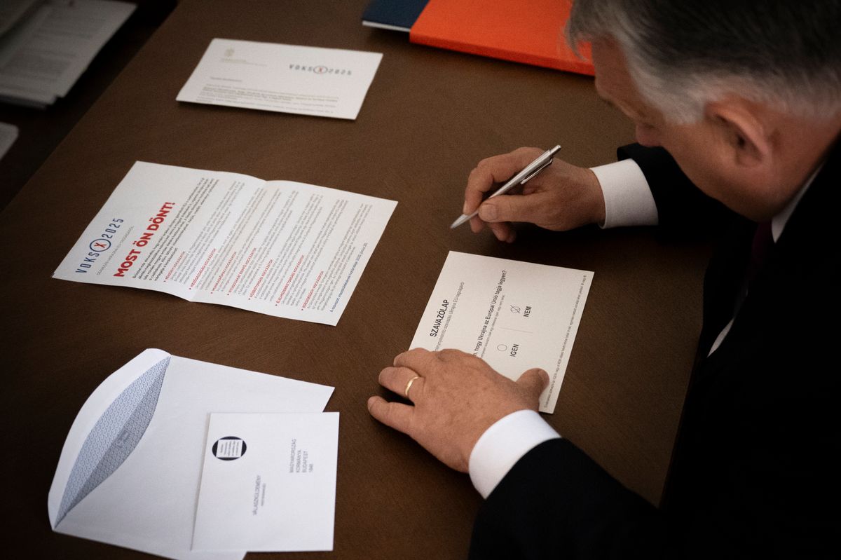 A magyar kormány véleménynyilvánító szavazást indított Ukrajna uniós csatalkozásának kérdésében (Fotó: Miniszterelnöki Kommunikációs Főosztály / Benko Vivien Cher)