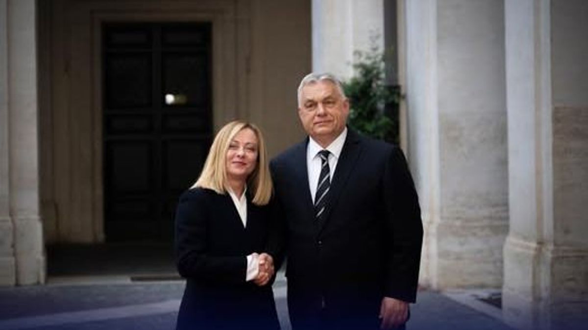 Orbán Viktor Melonival tárgyalt Rómában