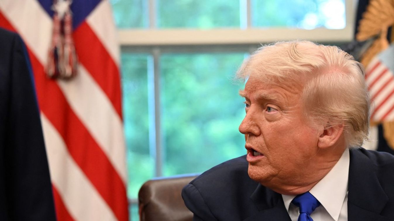 Donald Trump amerikai elnök (Fotó: AFP) 