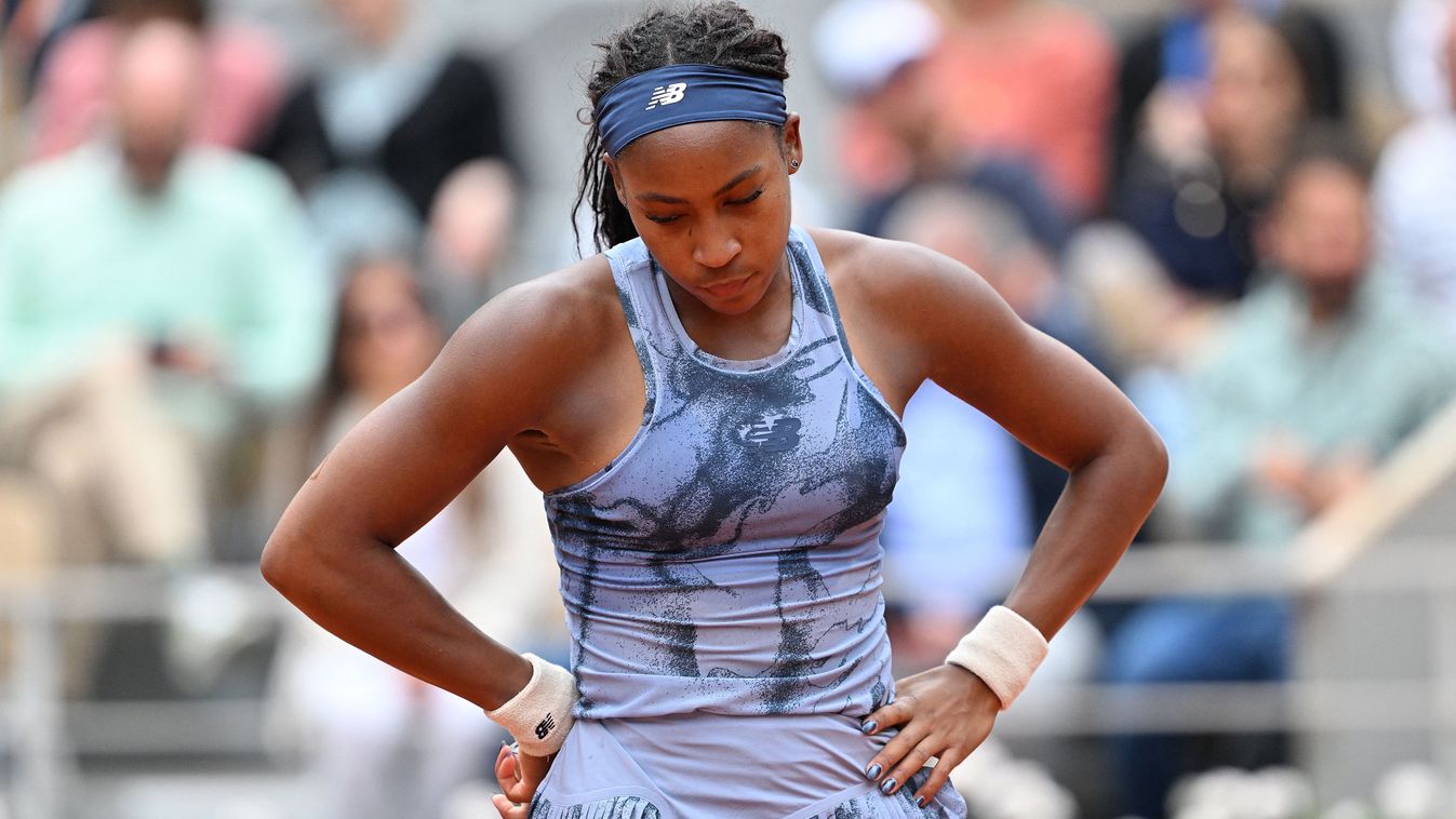 Hogy maradtak ki az ütők? – merenghetett a Roland Garros korábbi döntőse, Coco Gauff, aki edzőjére fogta a bakit