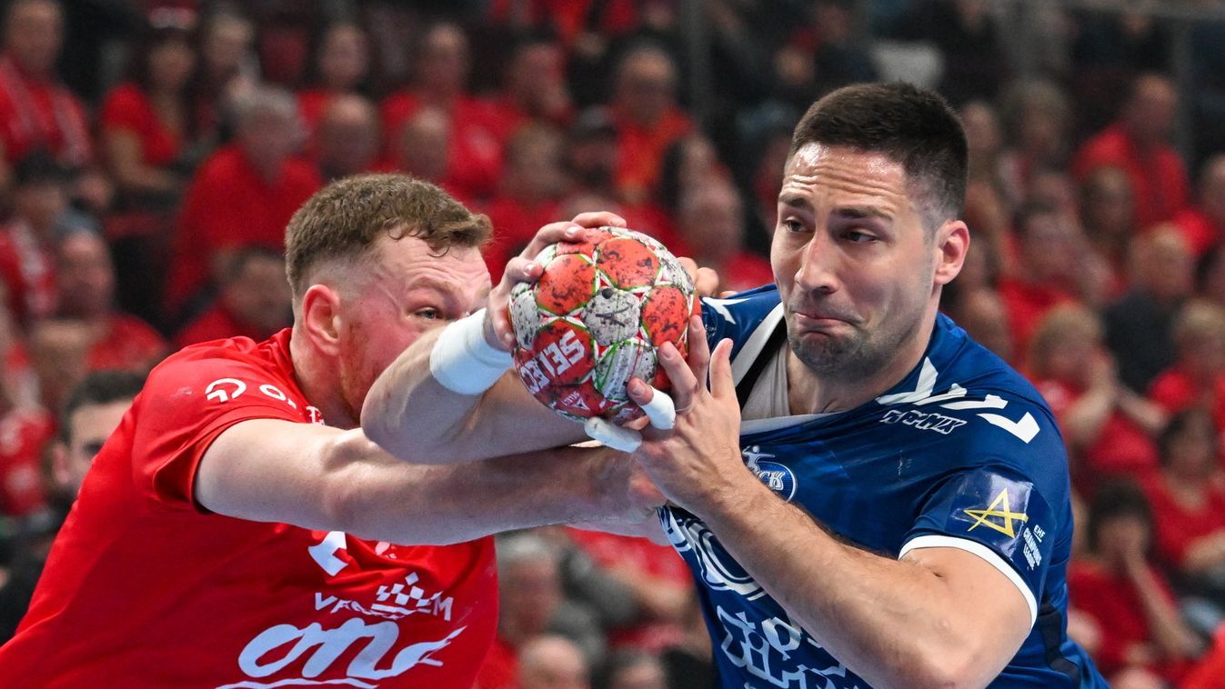 Minden labdáért meg kell harcolni a férfikézilabda bajnoki döntőben
