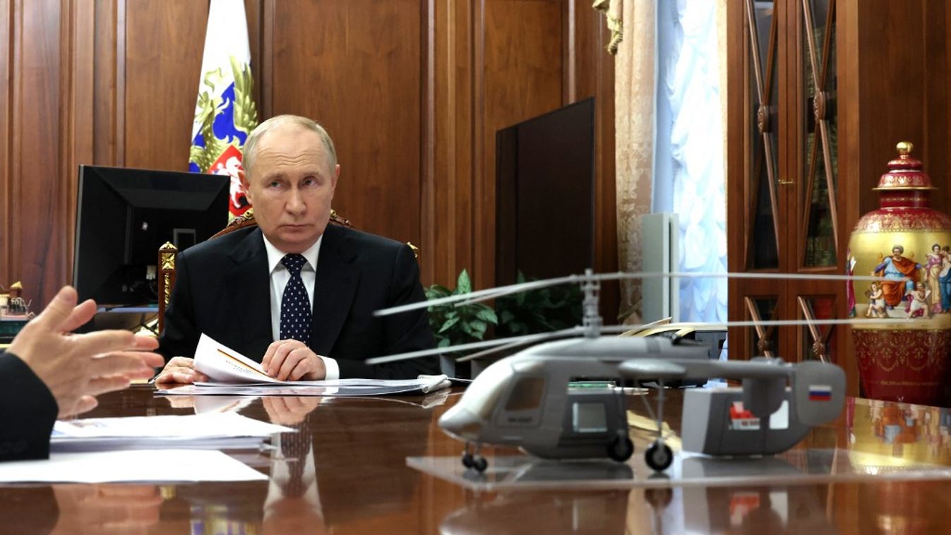 Vlagyimir Putyin orosz elnök (Fotó: AFP)