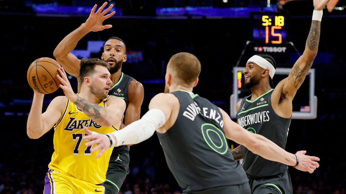 A Minnesota Timberwolves játékosai gyakran helyezték nyomás alá Luka Doncicot.