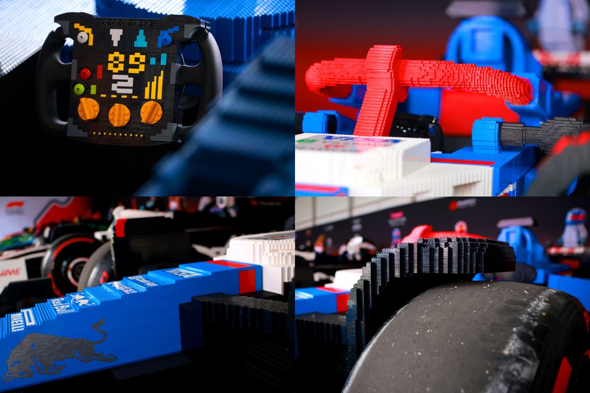MIAMI, FLORIDA - MAY 02: Lego F1 activation during the F1 Grand Prix of Miami at Miami International Autodrome on May 02, 2025 in Miami, Florida. (Photo by Hector Vivas/Getty Images for LEGO Group)
