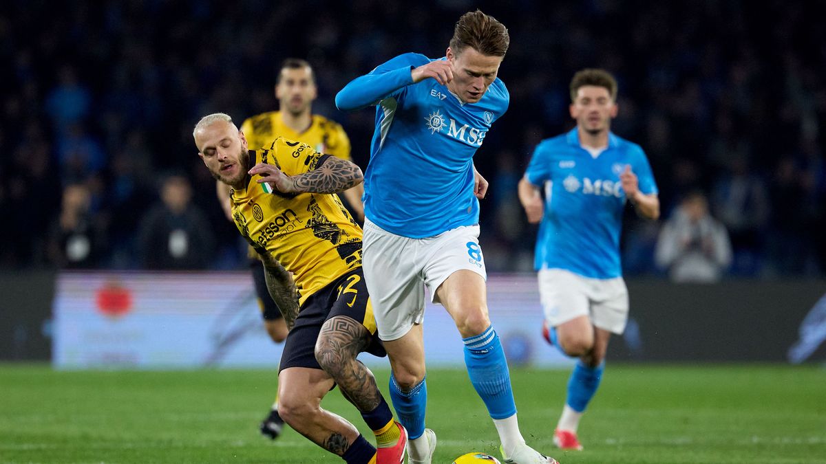 Scott McTominay a Napoli játékosaként a bajnok Inter ellen is pályára lépett
