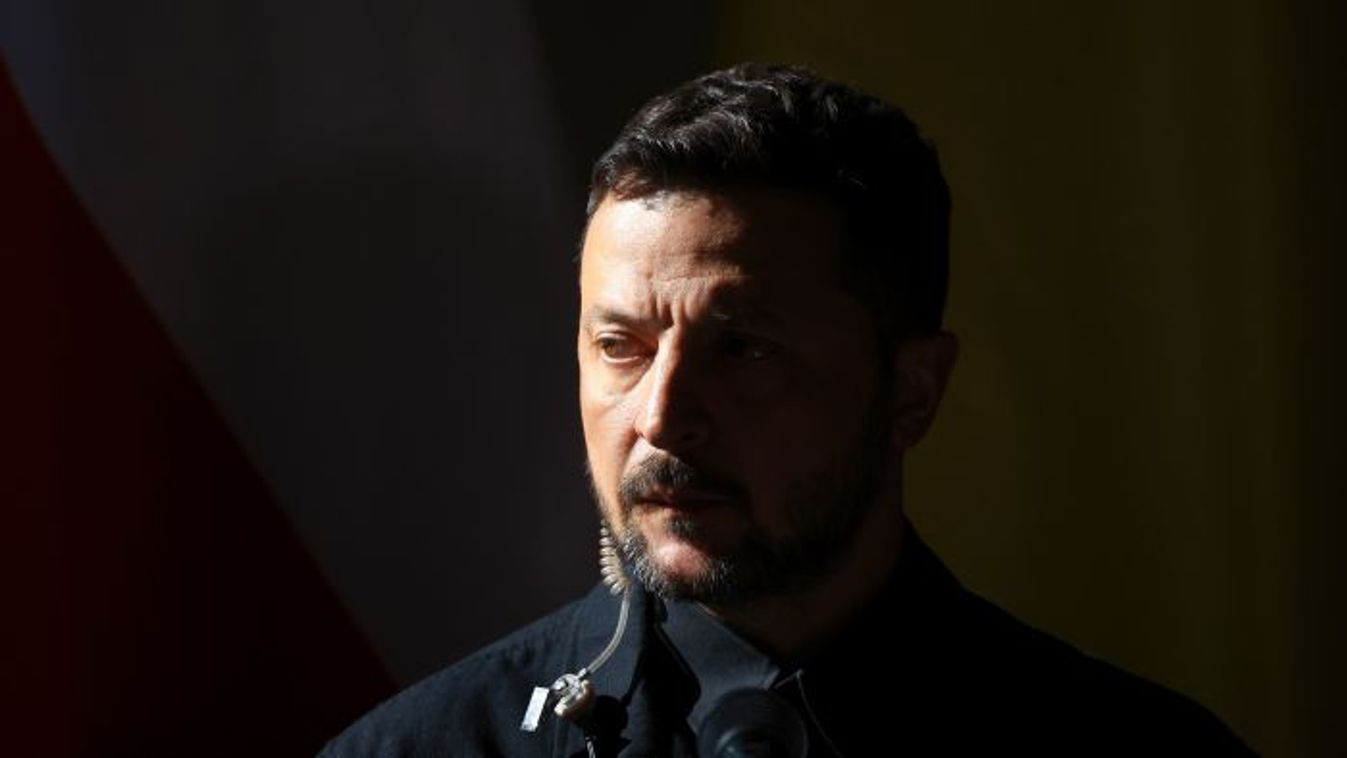 Ukrainian President Volodymyr Zelensky (Photo: MTI/EPA/Martin Divisek)